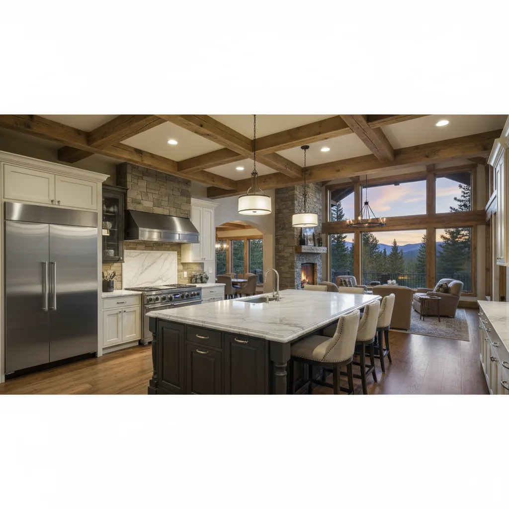 Premium mountain kitchen with Dacor appliances